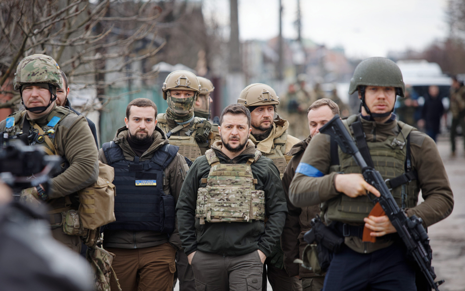 Narodowi ukraińskiemu w najtrudniejszych chwilach jego najnowszej historii przewodzi były aktor, któ