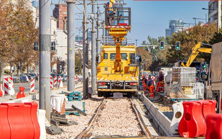 Trwa podczepianie napięcia na wybranych odcinakch