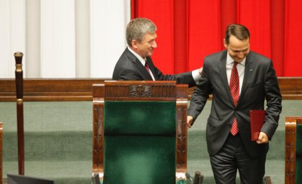 Jerzy Wenderlich i Radosław Sikorski