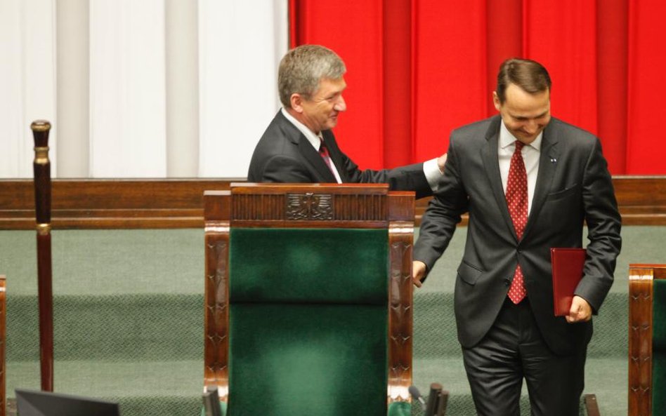 Jerzy Wenderlich i Radosław Sikorski