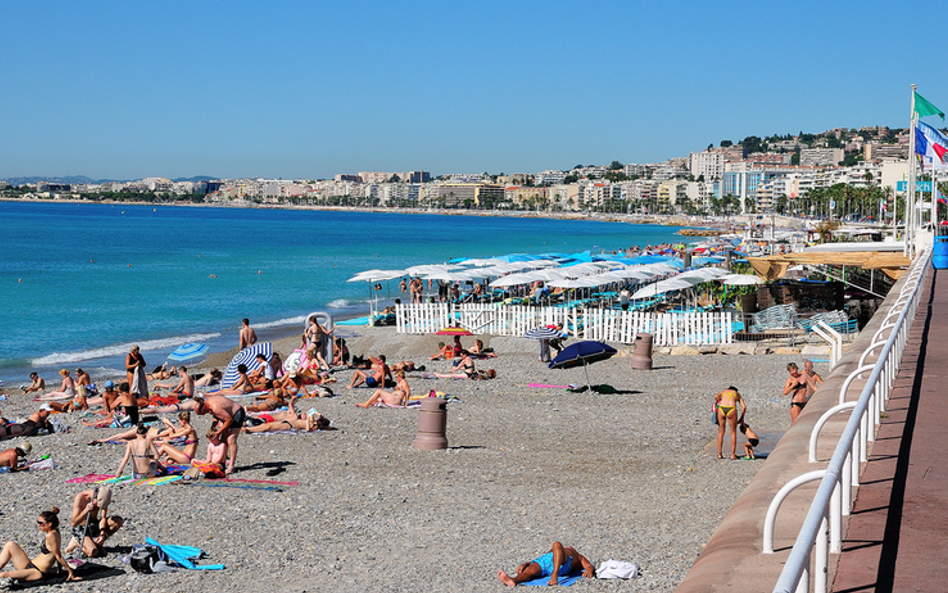 Plaża w Nicei