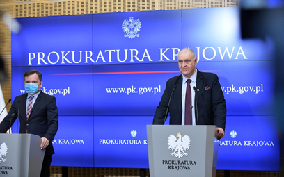 Minister sprawiedliwości, prokurator generalny Zbigniew Ziobro i pierwszy zastępca prokuratora gener