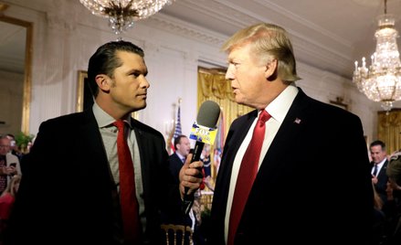Pete Hegseth i Donald Trump