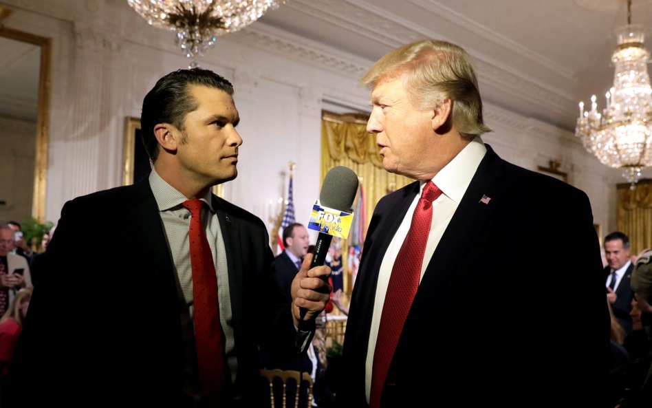 Pete Hegseth i Donald Trump