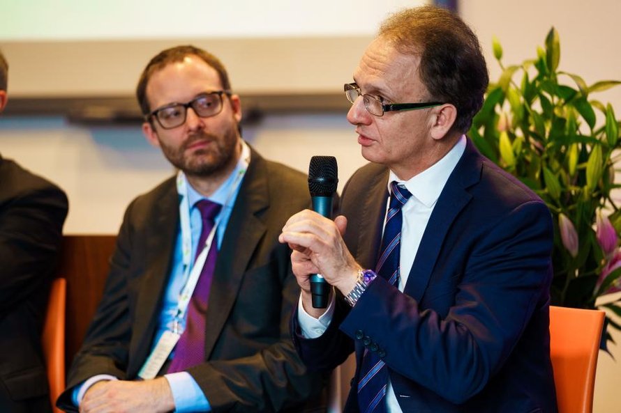 Marek Dietl, prezes GPW oraz Waldemar Markiewicz, szef IDM