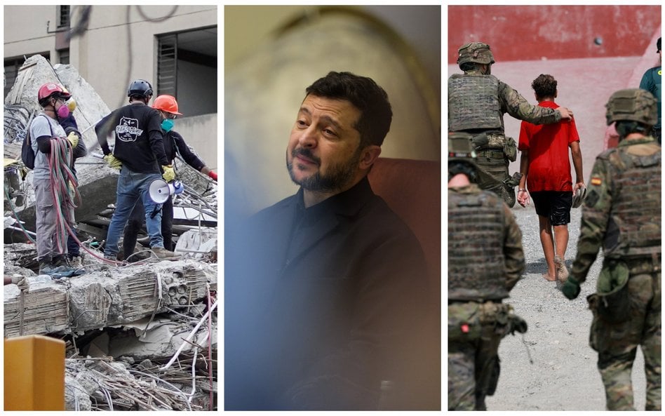 36 godzin pod gruzami w Kolumbii, Hiszpania stawia barierę, Zełenski apeluje do USA