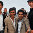 Rachid Bouchareb (drugi od lewej) i jego aktorzy: Sami Bouajila, Jamel Debbouze i Roschdy Zem (od le