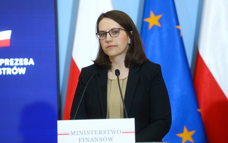 Minister finansów Magdalena Rzeczkowska