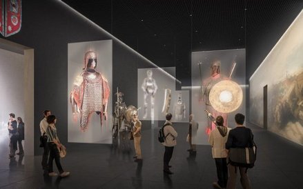 Wnętrze modułu ekspozycji stałej