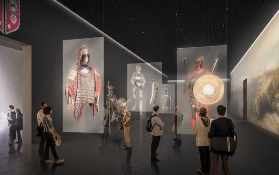 Wnętrze modułu ekspozycji stałej