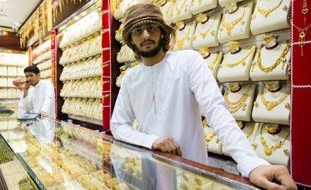 Złoty suk w Dubaju