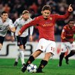Francesco Totti wszedł na ostatni kwadrans i strzelił zwycięskiego gola z rzutu karnego, fot. Riccar