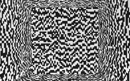 Ryszard Winiarski, Obszar 135, Prezentacja przestrzeni iluzorycznej z punktem zbiegu w środku obszar