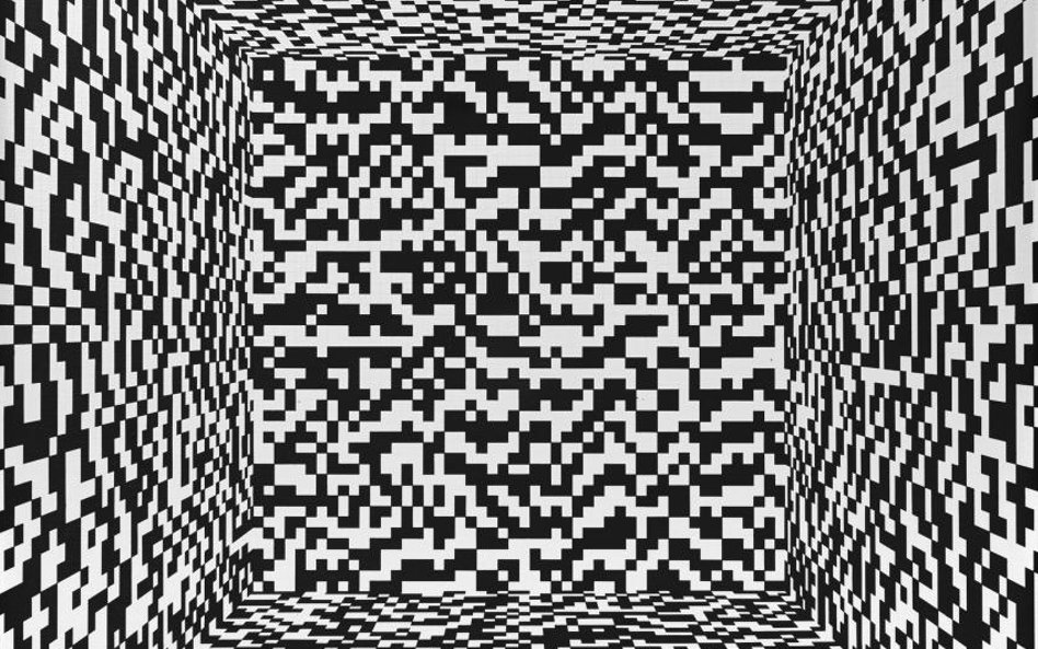 Ryszard Winiarski, Obszar 135, Prezentacja przestrzeni iluzorycznej z punktem zbiegu w środku obszar