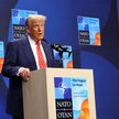 Donald Trump podczas szczytu NATO w Hadze.