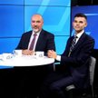 Gośćmi Przemysława Tychmanowicza w Parkiet TV byli: Piotr Szulec, prezes Skarbiec TFI (w środku), or