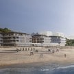 Obiekt The Sea Wellness Resort w Międzyzdrojach znajduje się zaraz przy plaży