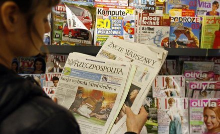 Sprzedaż gazet w listopadzie