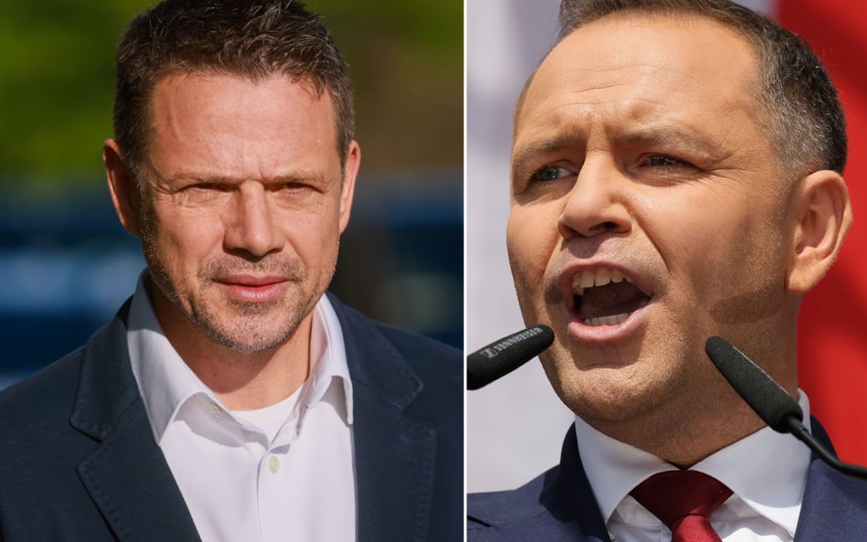 Rafał Trzaskowski i Karol Nawrocki