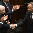 Prezes PiS Jarosław Kaczyński i prezydent Andrzej Duda