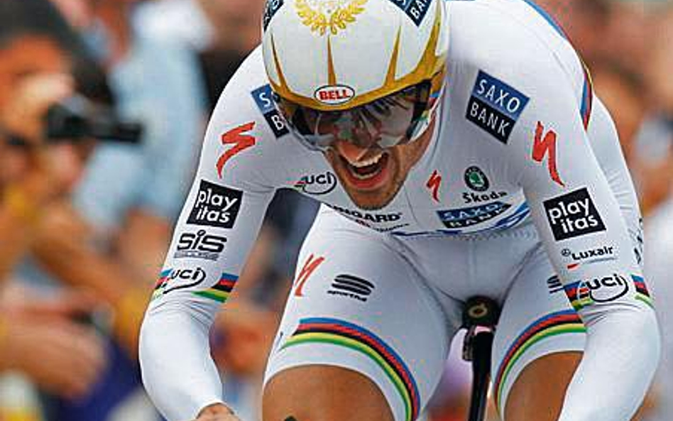 Fabian Cancellara czwarty raz w karierze, a drugi rok z rzędu wygrał prolog i objął prowadzenie w Wi