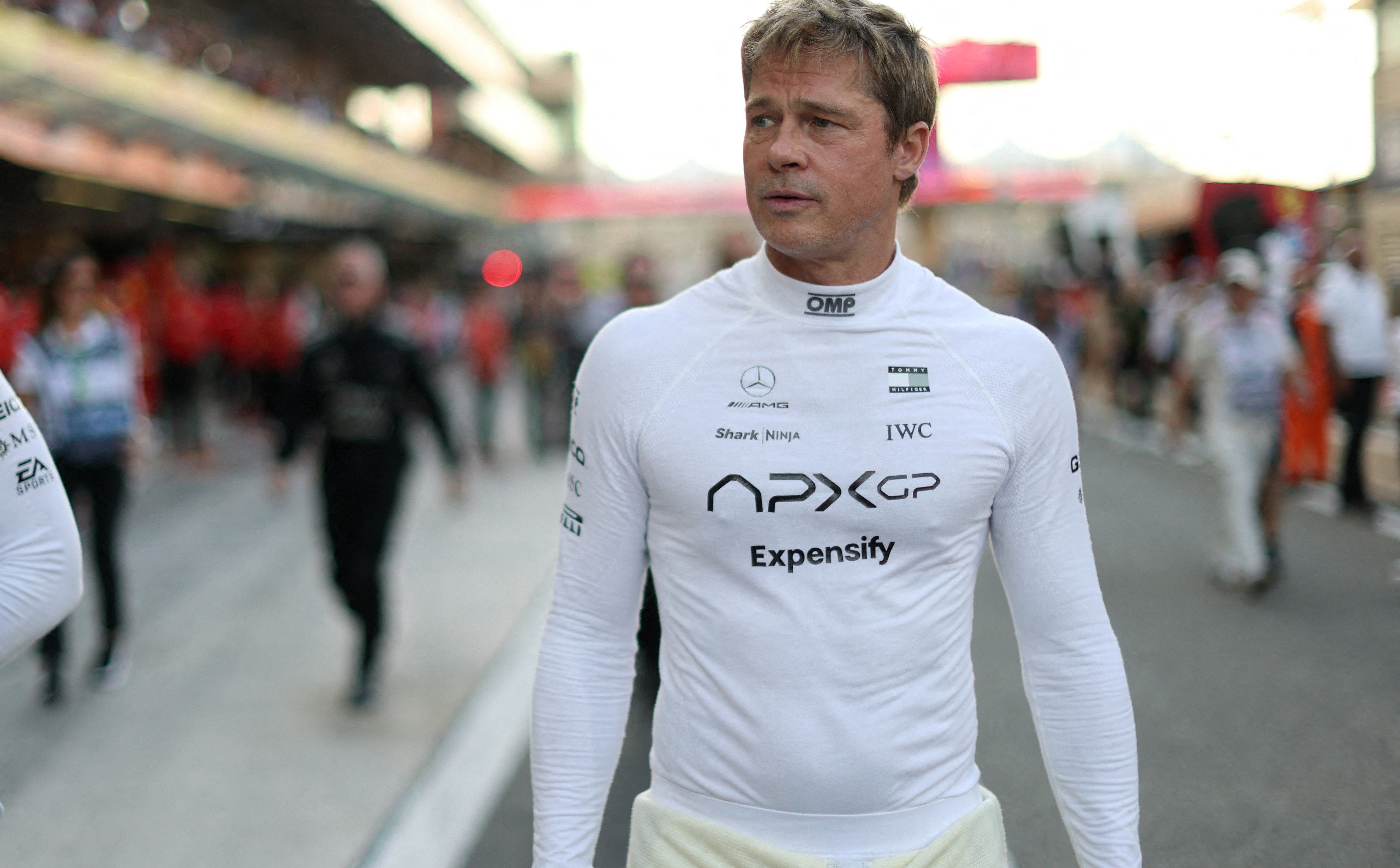 Brad Pitt jedzie w zwariowany sposób bolidem F1