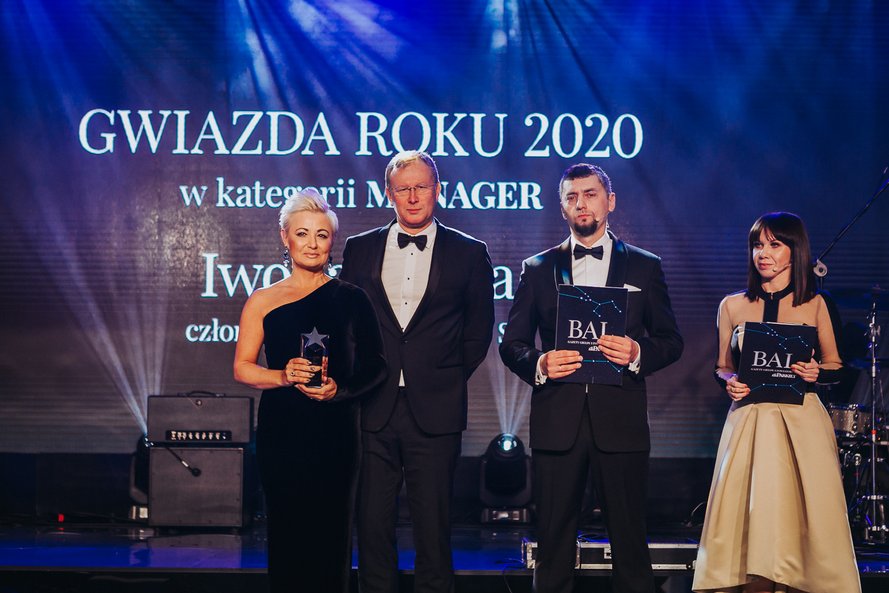 Iwona Sroka, członek zarządu Grupy Murapol, Bogusław Chrabota, redaktor naczelny "Rzeczpospolitej", 