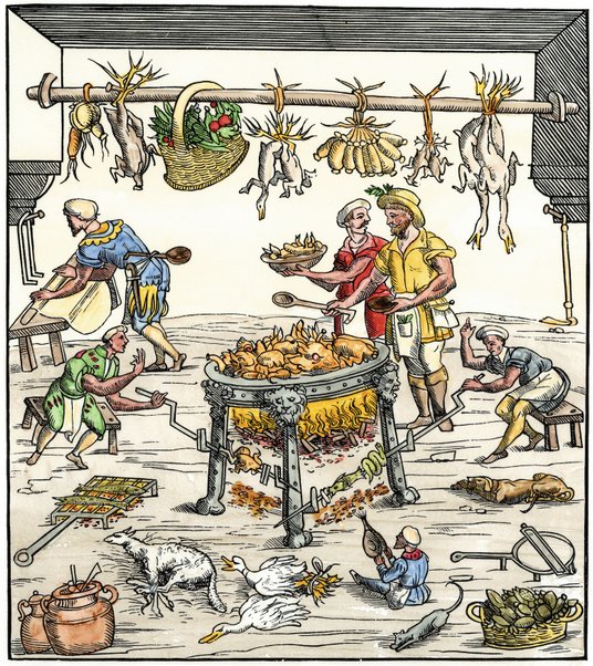 Dla Bolesława Chrobrego i jego gości „codziennie przynoszono do stołów potrawy każdego gatunku”, nie