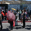Awaria uderzyłą nawet w przejście graniczne z Meksyku do USA w mieście Tijuana. Tłum ludzi musiał w 