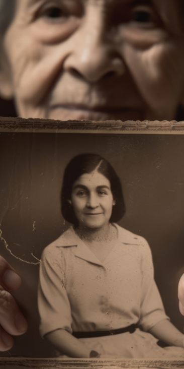 Laub, uznana fotografka żydowskiego pochodzenia, miała okazję wykonać ponad 200 zdjęć ocalałych podc