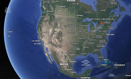 Google wprowadziło już na swoich mapach zarządzoną przez Donalda Trumpa zmianę nazwy Jeziora Ontario
