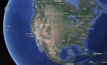 Google wprowadziło już na swoich mapach zarządzoną przez Donalda Trumpa zmianę nazwy Jeziora Ontario