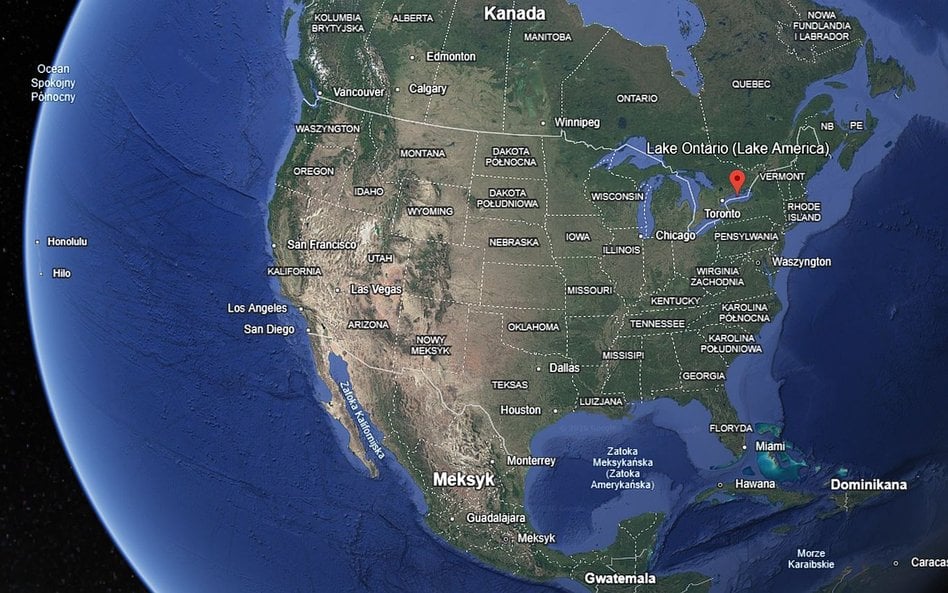 Google wprowadziło już na swoich mapach zarządzoną przez Donalda Trumpa zmianę nazwy Jeziora Ontario