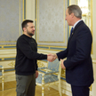 Wołodymyr Zełenski i David Cameron