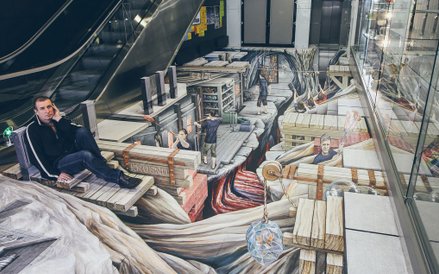 Malowidło 3D Ryszarda Paprockiego. Fot. Damian Krzanowski