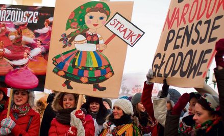 Ar­ty­ści Ma­zow­sza przy­szli wczo­raj zde­spe­ro­wa­ni do władz wo­je­wódz­twa – za­śpie­wa­li prz