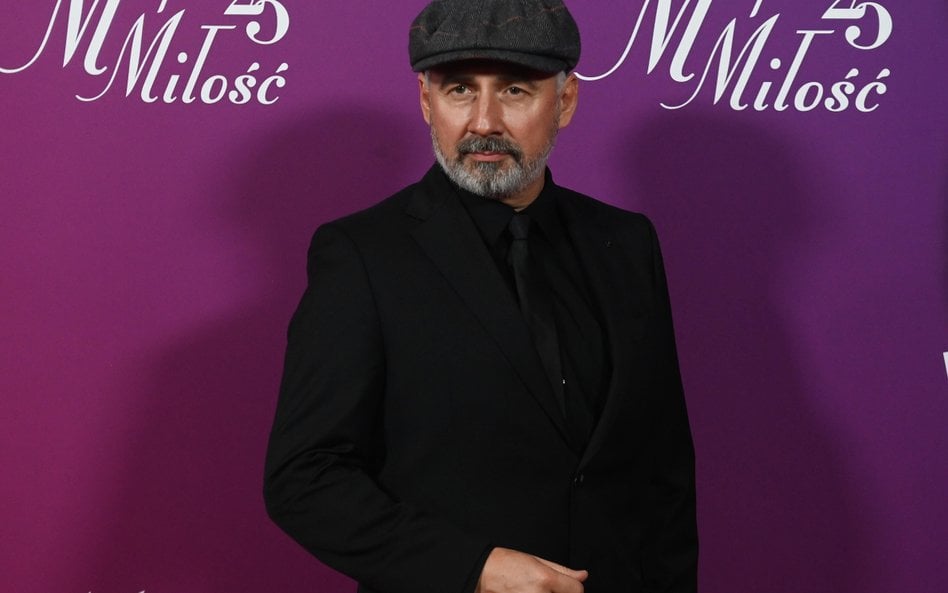 Jacek Kopczyński podczas jubileuszu serialu „M jak Miłość”