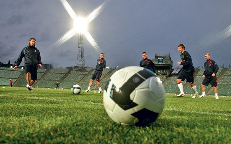 Piątkowy trening Polaków na Stadionie Śląskim