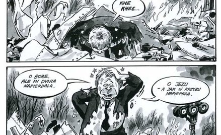 Skandaliczny komiks o katastofie smoleńskiej