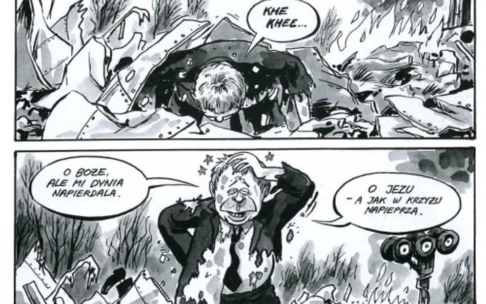 Skandaliczny komiks o katastofie smoleńskiej