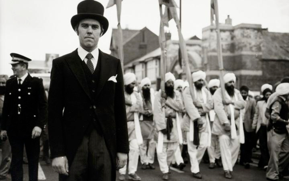 Tarik Chawdry "Sikh Funeral (Handsworth, Birmingham), 1984"