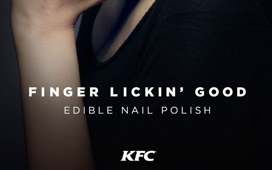 Jadalny lakier do paznokci od KFC