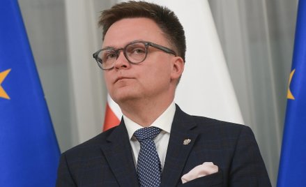 Marszałek Sejmu Szymon Hołownia, lider Polski 2050.