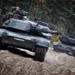 Polskie czołgi Abrams w trakcie ćwiczeń wojskowych