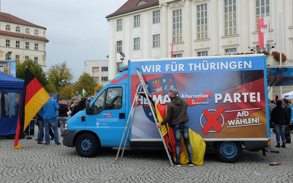 Sonneberg Wiec Alternatywy dla Niemiec we wrześniu 2019 roku