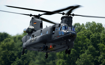 Wizja śmigłowca Boeing CH-47F w barwach Bundeswehry.
