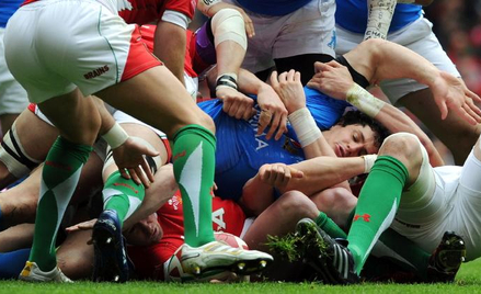 Wielka Brytania, Cardiff. Włosko-walijski mecz w rugby