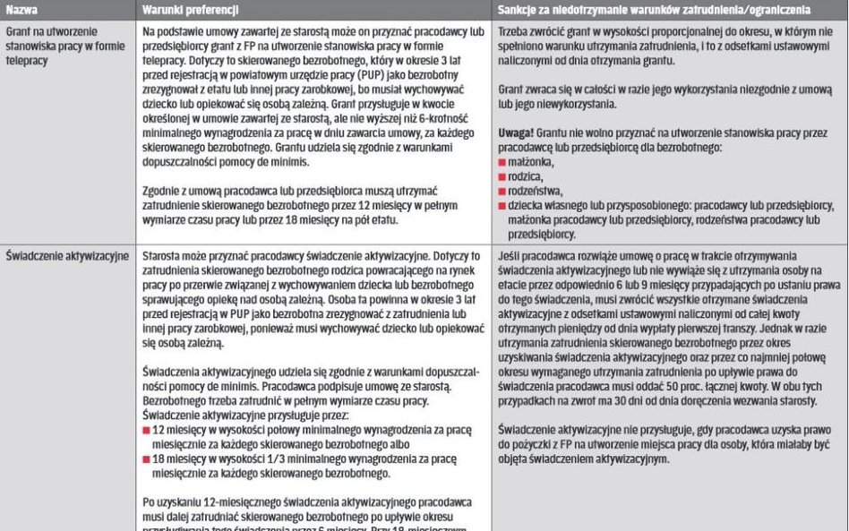Grant na telepracę, świadczenie aktywizacyjne (art. 60a–60b ustawy o promocji)