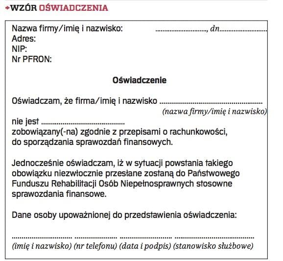 Brak Sprawozdania To Brak Dopłaty Z PFRON - Rp.pl