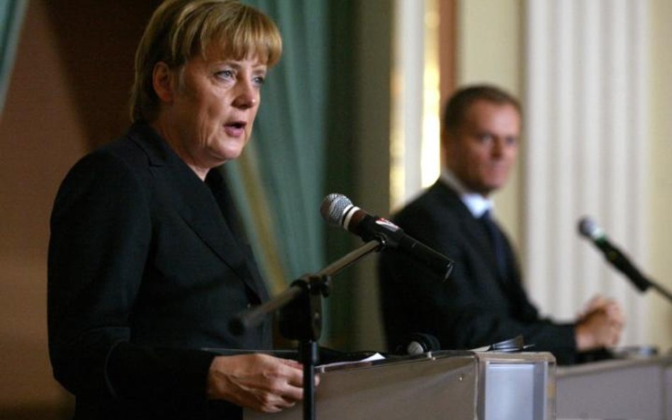 Kanclerz Merkel liczy na przychylność Tuska